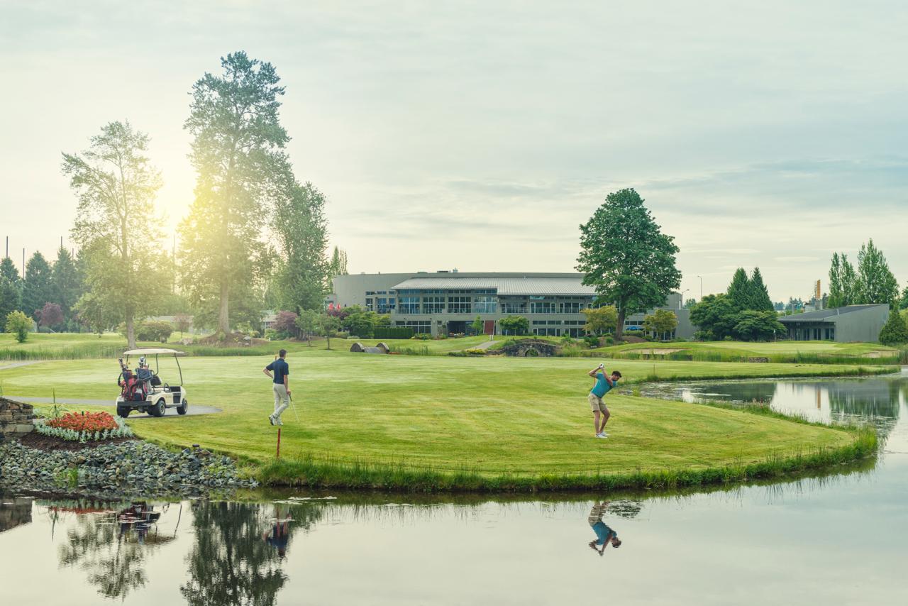Golf course fairway at a Kansas City country club community